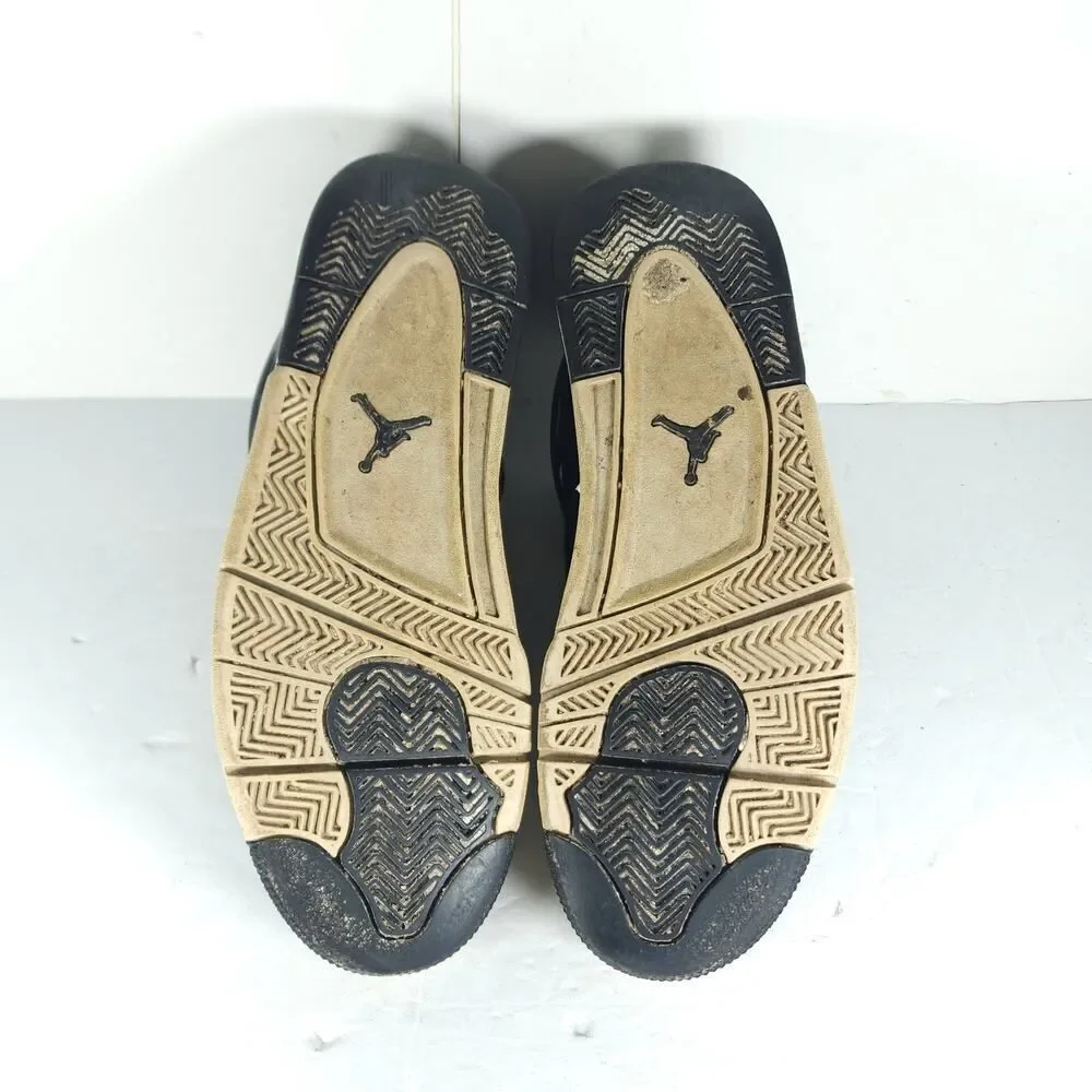 Nike Air Jordan Men’s Retro 4 Royalty 2016 US10,5 Suede Black Athletic Sneakers